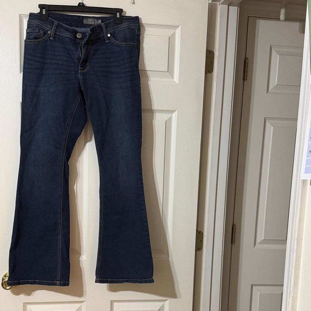 Torrid Dark Blue Flare Jeans
